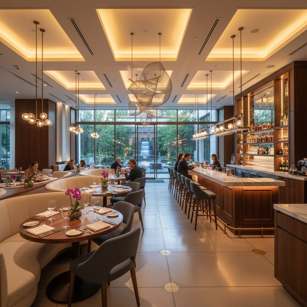 D'A Restaurant Interior